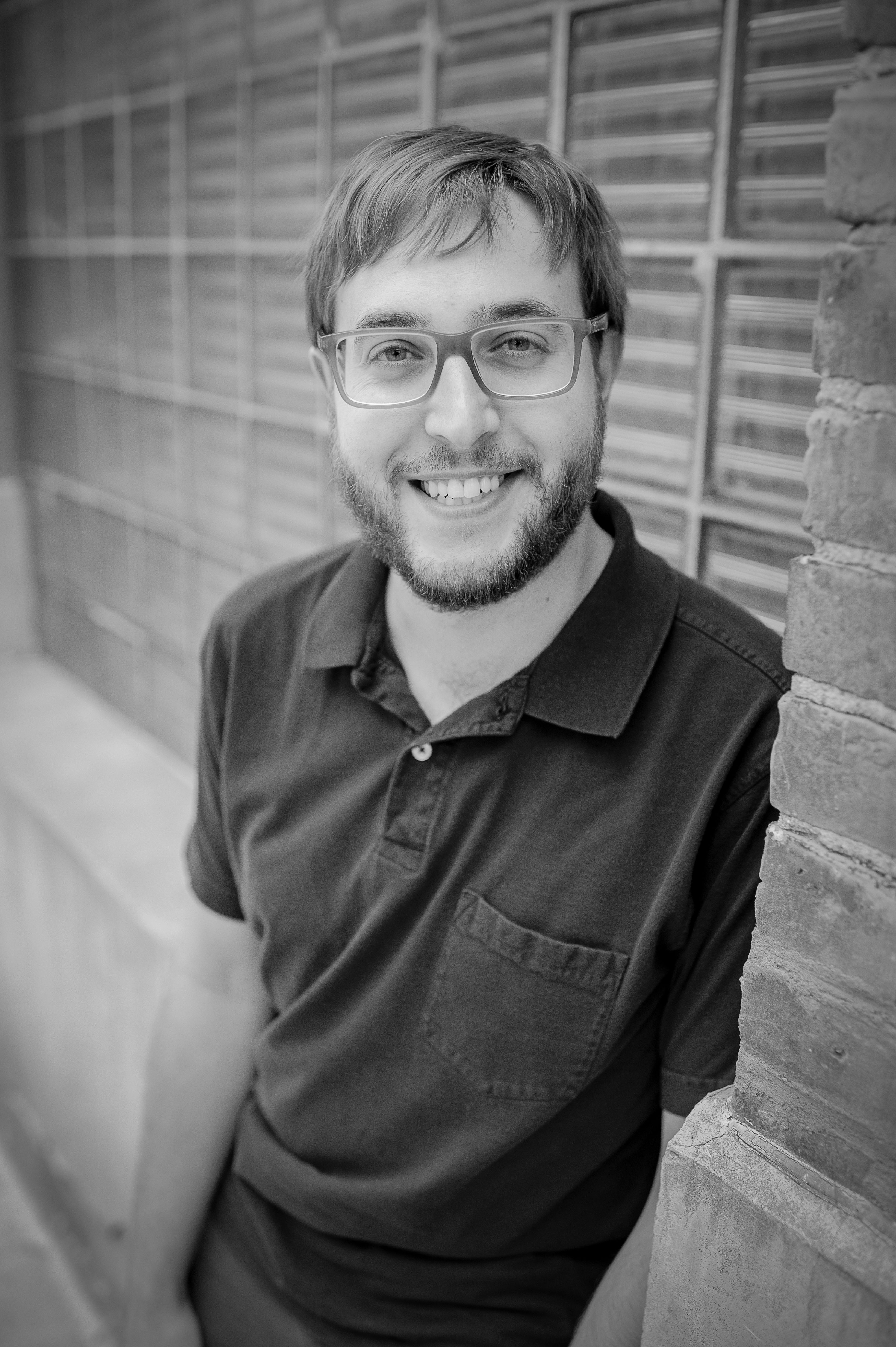 Literary Fiction writer Randal Eldon Greene bio photo in black and white