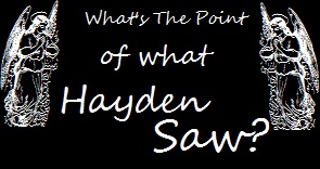 What's the Point of What Hayden Saw?